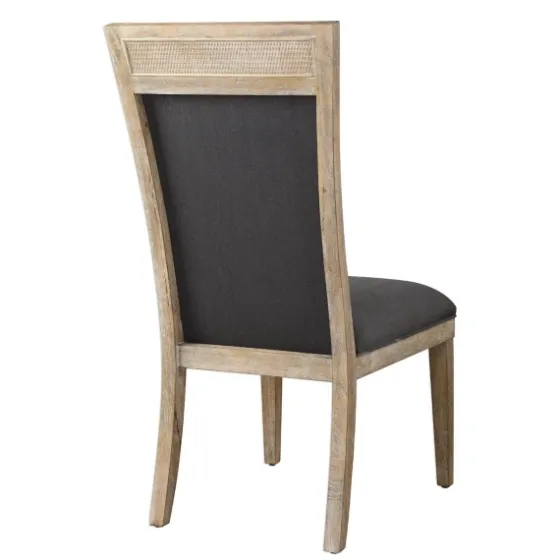 Upholstered Cane Detailing Dining Chair-Kirkland's Home Shop