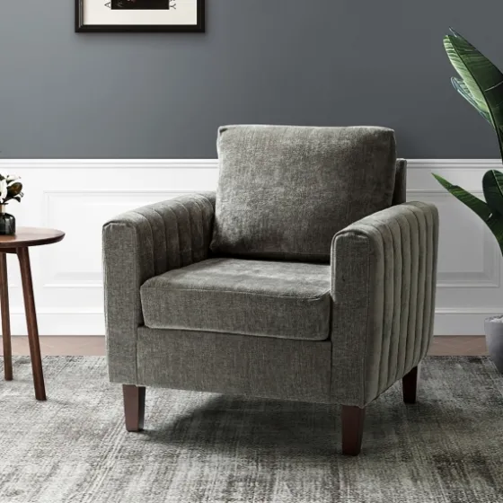 Upholstered Club Accent Chair-Kirkland's Home Cheap