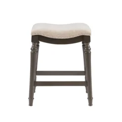 Upholstered Curved Seat Counter Stool-Kirkland's Home Clearance