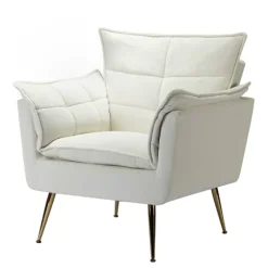 Upholstered Flange Accent Chair-Kirkland's Home Shop