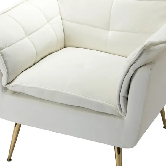 Upholstered Flange Accent Chair-Kirkland's Home Shop