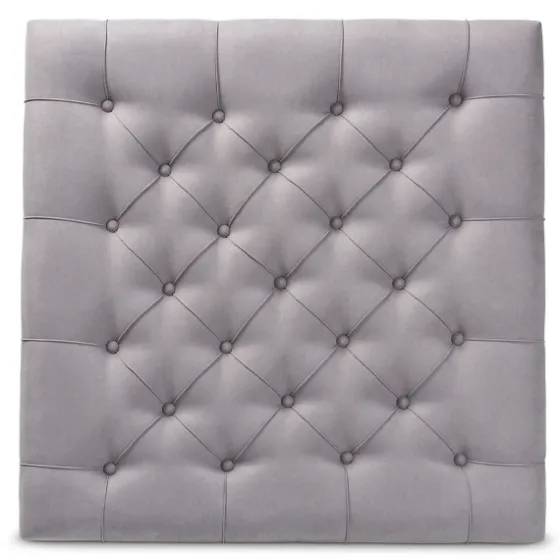 Upholstered Linen Tufted Ottoman With Shelf-Kirkland's Home Fashion