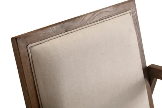 Upholstered Linen Wood Rocker Accent Chair-Kirkland's Home Sale