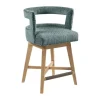 Upholstered Low Back Swivel Counter Stool-Kirkland's Home Online