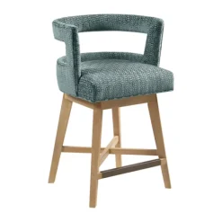 Upholstered Low Back Swivel Counter Stool-Kirkland's Home Online