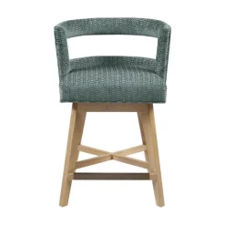 Upholstered Low Back Swivel Counter Stool-Kirkland's Home Online
