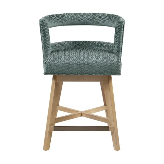 Upholstered Low Back Swivel Counter Stool-Kirkland's Home Online