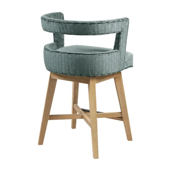 Upholstered Low Back Swivel Counter Stool-Kirkland's Home Online