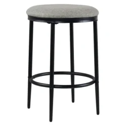 Upholstered Metal Counter Stool-Kirkland's Home Cheap