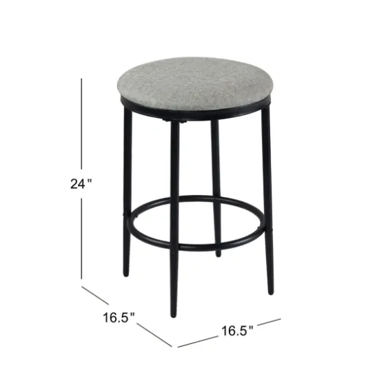 Upholstered Metal Counter Stool-Kirkland's Home Cheap