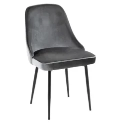 Upholstered Metal Dining Chairs, Set Of 2-Kirkland's Home Cheap
