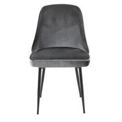 Upholstered Metal Dining Chairs, Set Of 2-Kirkland's Home Cheap