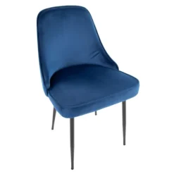 Upholstered Metal Dining Chairs, Set Of 2-Kirkland's Home Sale