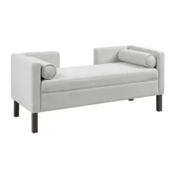 Upholstered Modern Split Back Bench-Kirkland's Home Online