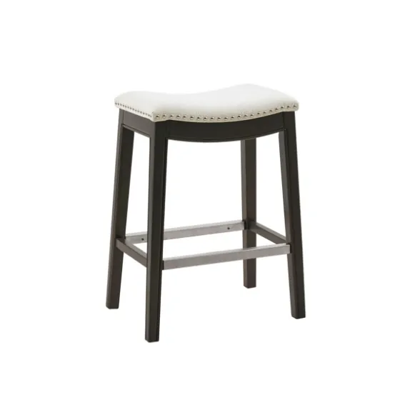 Upholstered Saddle Seat Counter Stool-Kirkland's Home Shop