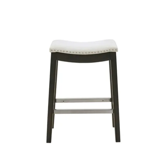 Upholstered Saddle Seat Counter Stool-Kirkland's Home Shop