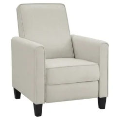 Upholstered Slim Push-Back Recliner-Kirkland's Home Outlet