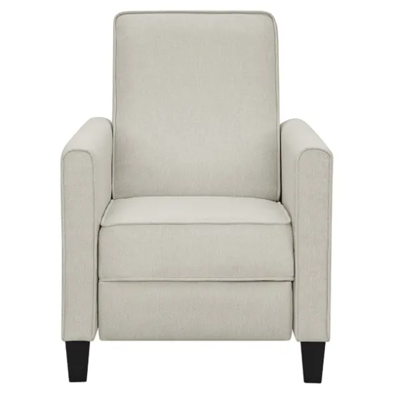 Upholstered Slim Push-Back Recliner-Kirkland's Home Outlet