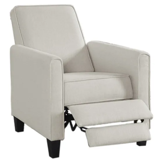 Upholstered Slim Push-Back Recliner-Kirkland's Home Outlet