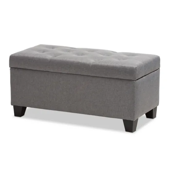Upholstered Storage Ottoman-Kirkland's Home Outlet
