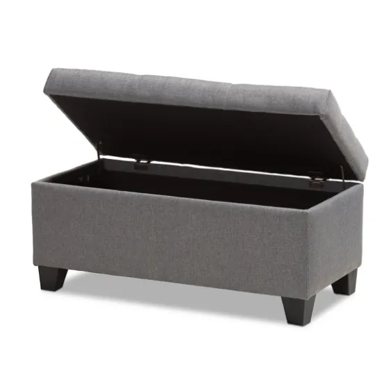 Upholstered Storage Ottoman-Kirkland's Home Outlet
