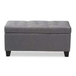 Upholstered Storage Ottoman-Kirkland's Home Outlet