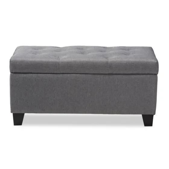 Upholstered Storage Ottoman-Kirkland's Home Outlet