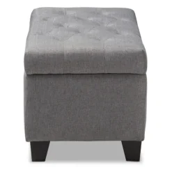 Upholstered Storage Ottoman-Kirkland's Home Outlet