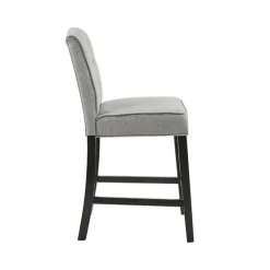 Upholstered Tufted Button Back Counter Stool-Kirkland's Home Online