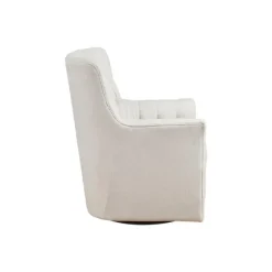 Upholstered Tufted Swivel Accent Chair-Kirkland's Home Hot