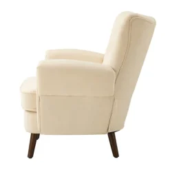 Upholstered Tufted Wingback Accent Chair-Kirkland's Home Fashion