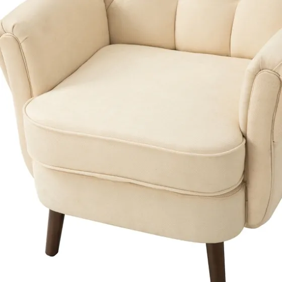 Upholstered Tufted Wingback Accent Chair-Kirkland's Home Fashion