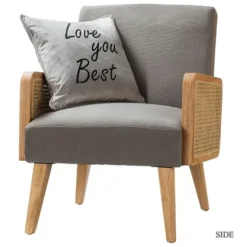 Upholstered Velvet Accent Chair-Kirkland's Home Fashion