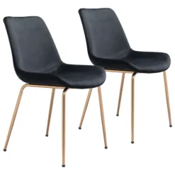 Upholstered Velvet Dining Chairs, Set Of 2-Kirkland's Home Online