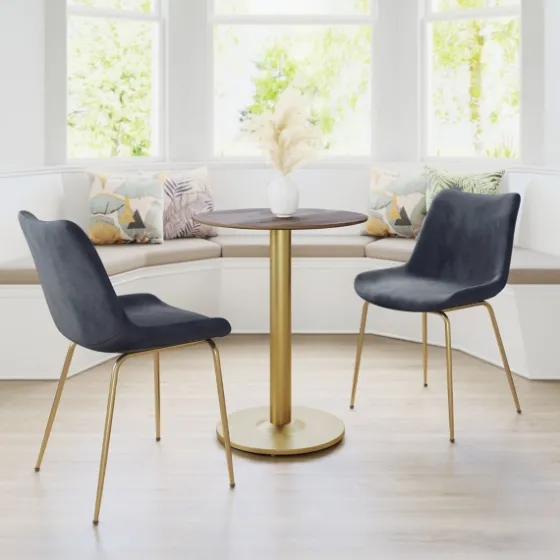 Upholstered Velvet Dining Chairs, Set Of 2-Kirkland's Home Online
