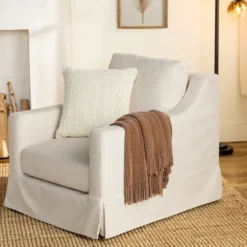 Upholstered Weekend Swivel Accent Chair-Kirkland's Home Fashion