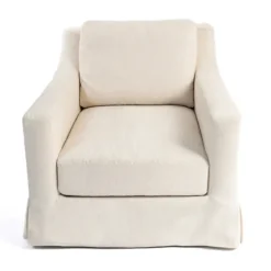 Upholstered Weekend Swivel Accent Chair-Kirkland's Home Fashion
