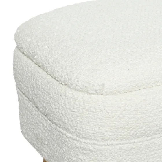 Upholstered Wood Leg Storage Bench-Kirkland's Home Best