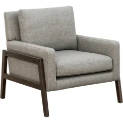 Upholstered Wood Trim Accent Chair-Kirkland's Home Flash Sale