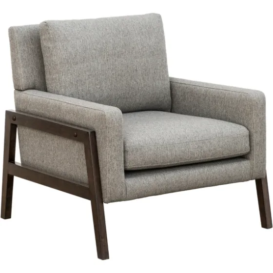 Upholstered Wood Trim Accent Chair-Kirkland's Home Flash Sale