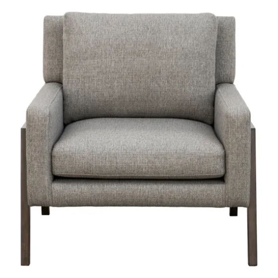 Upholstered Wood Trim Accent Chair-Kirkland's Home Flash Sale