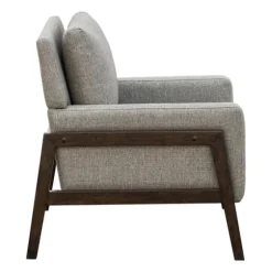 Upholstered Wood Trim Accent Chair-Kirkland's Home Flash Sale