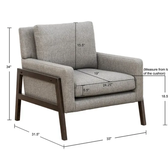 Upholstered Wood Trim Accent Chair-Kirkland's Home Flash Sale