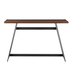 Urban Metal Wrap Dark Walnut Console Table-Kirkland's Home Flash Sale