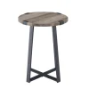 Urban Rustic Round Accent Table-Kirkland's Home New