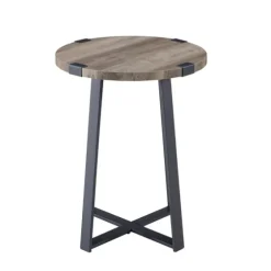 Urban Rustic Round Accent Table-Kirkland's Home New