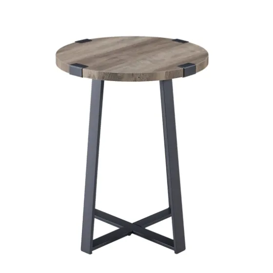 Urban Rustic Round Accent Table-Kirkland's Home New