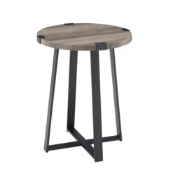 Urban Rustic Round Accent Table-Kirkland's Home New