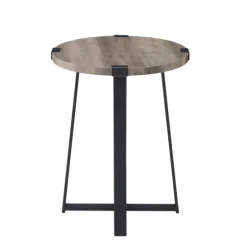 Urban Rustic Round Accent Table-Kirkland's Home New
