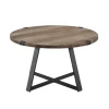 Urban Rustic Round Coffee Table-Kirkland's Home Online